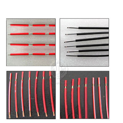 Taglio del cavo di azionamento di quattro ruote e spogliare per la macchina utensile del cavo con lo schermo LCD di colore