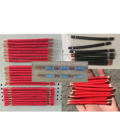 Taglio del cavo di azionamento di quattro ruote e spogliare per la macchina utensile del cavo con lo schermo LCD di colore