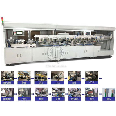Separazione completamente automatica del CCD di 300pcs/H Lan Cable Crimping Machine With