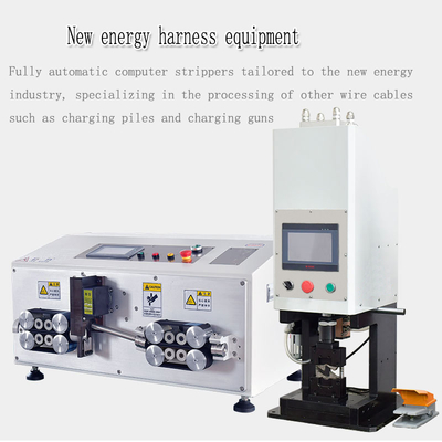 macchina 600 della pressa idraulica 10T - 1200PCS/H per industria di trasformazione del cavo